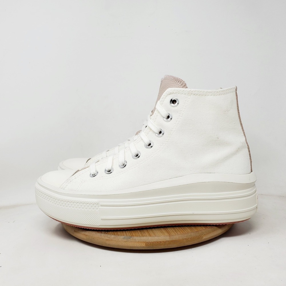 Converse‎ Chuck Taylor All Star Move Platform Hi Shoes Womens 9.5 White Sneaker
